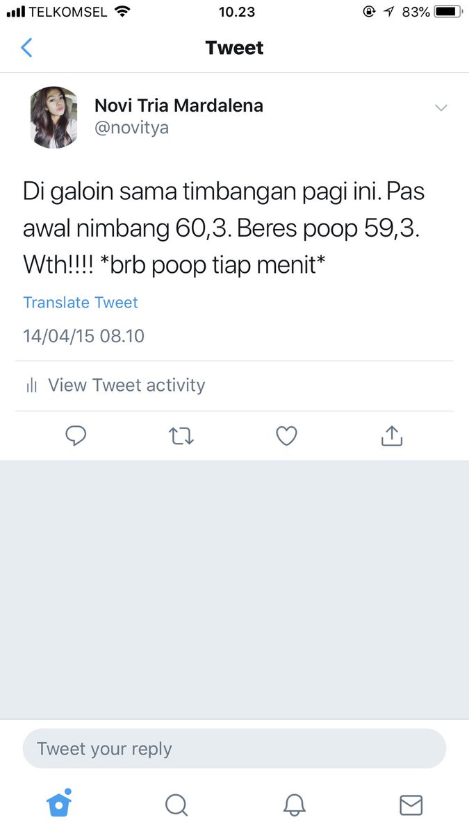 novitya's tweet photo. 3 tahun yg lalu 👇🏻😂 60 ke 90 nggak jaohlah yaaaa~ cuma naik 30 kilo hehe :) https://t.co/BP8bjGXYwM