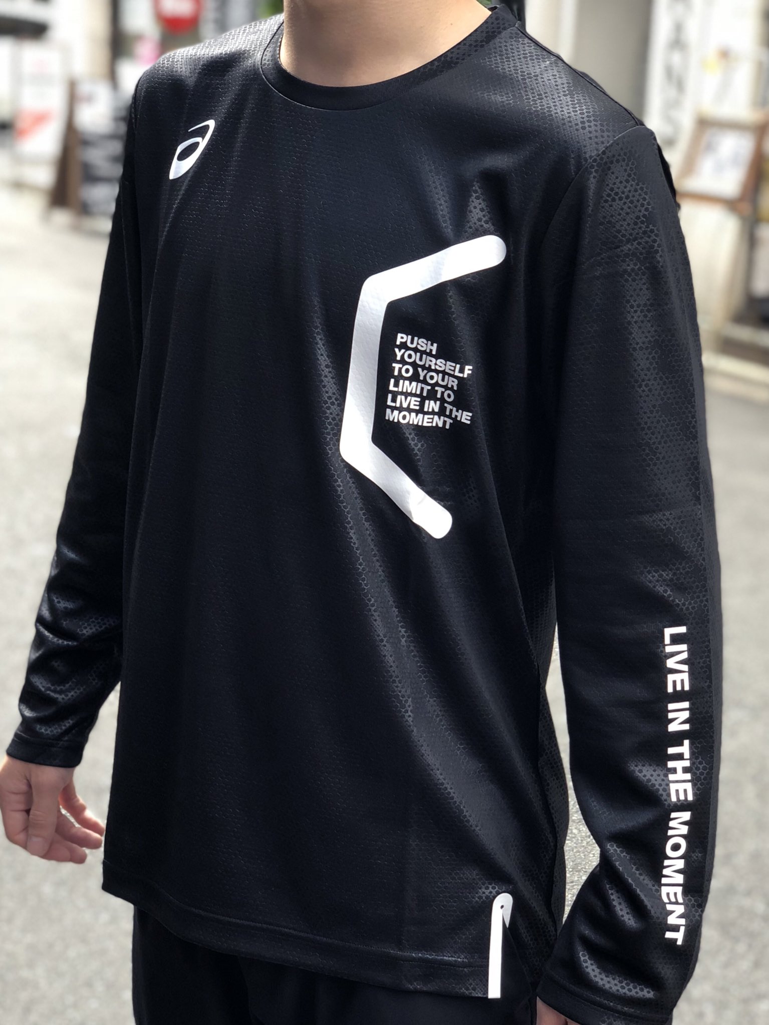 ELDRESO×asicsコラボ　ロングTシャツ ELDORESO asics コラボ 長袖Tシャツ L エルドレッソ アシックス