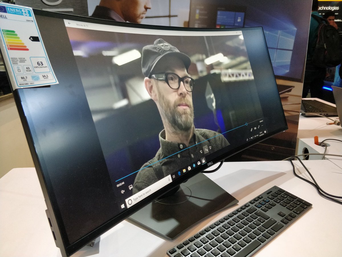 nishantkundan's tweet image. Beautiful curved monitor from Dell. 
#DellTechForum #IndiaMakeItReal #techinfoBiT @DellEMCIndia #DellEMCIndia