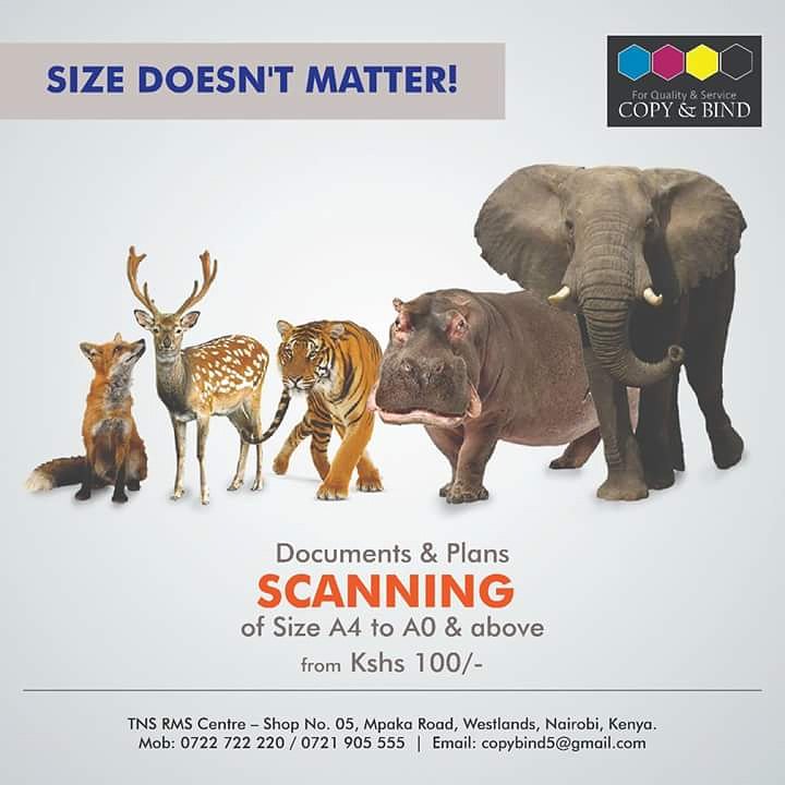 CopyBind's tweet image. Visit us for all your scanning needs.we scan from the smallest size of paper to the biggest. SIZE DOES NOT MATTER.