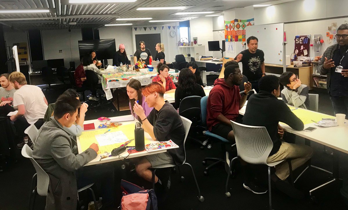 curtinmakers's tweet image. Our Creative Jam has kicked off today. Teams are looking at one of the following themes:
#mentalwellbeing
#digitallearning
connecting #globalcommunities