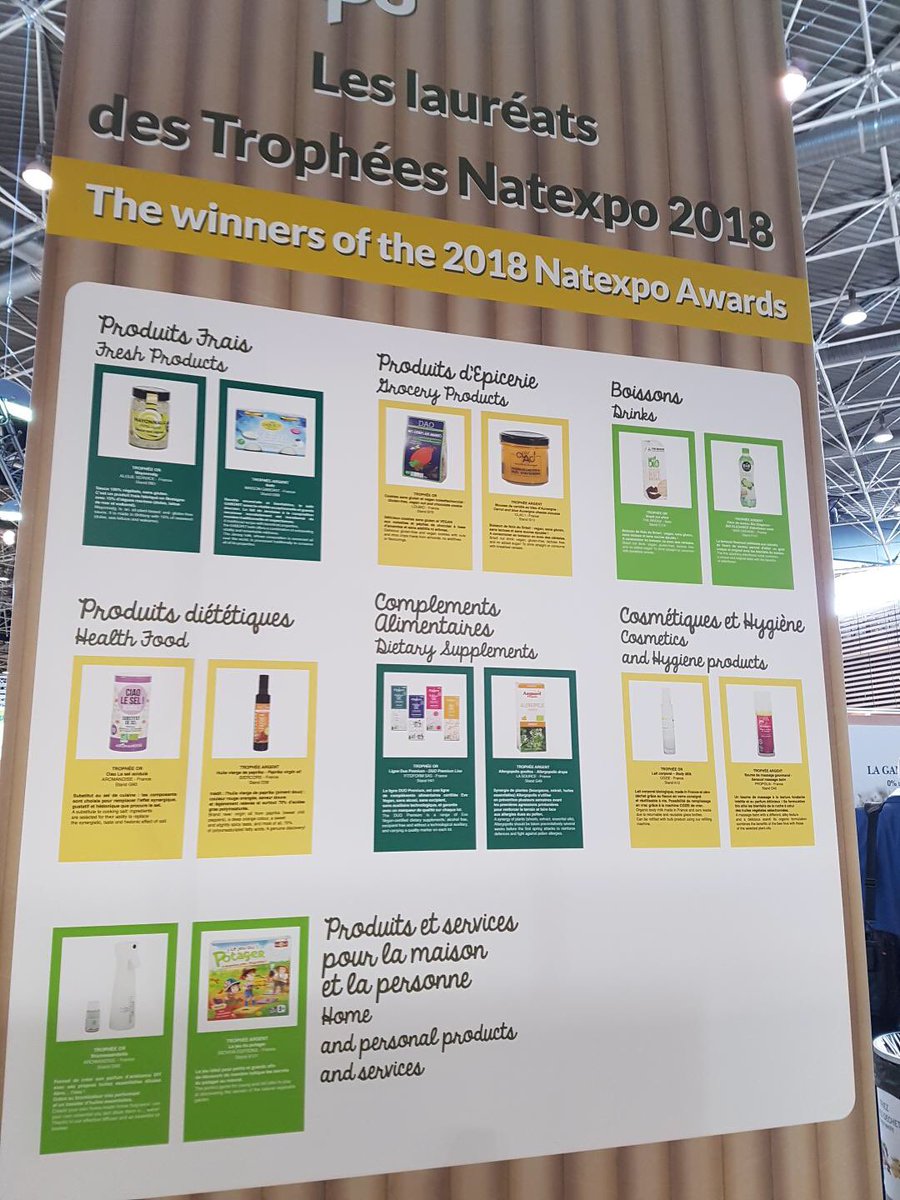 Visite <a href="/Natexpo/">Natexpo</a> 2018 1ère édition <a href="/Lyon/">Lyon</a>. Au coeur de l'innovation #bio,  👉 la tendance #healthy gagne tous les domaines : cosmétiques, ingrédients, compléments alimentaires, boissons
Des infos ? Nous contacter 🙏
