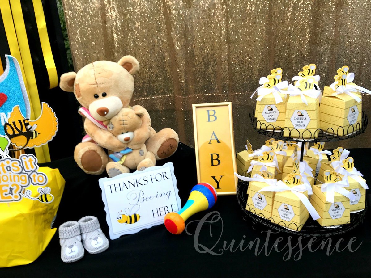EventsQn's tweet image. #Bee #Themed #Baby #Shower #Quintessence