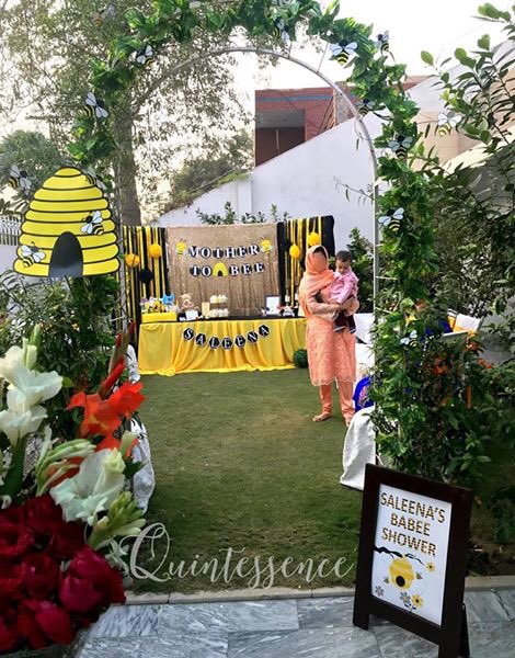 EventsQn's tweet image. #Bee #Theme #Baby #Shower #Quintessence