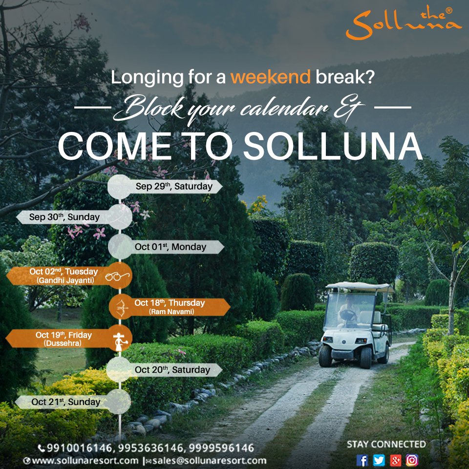 solluna_corbett's tweet image. We have got best offers to create some amazing travel memories for you. Don't wait...book your stay today!
Call- 9910016146, 9953636146, 9999596146
Visit- sollunaresort.com
Mail- sales@sollunaresort.com
#TheSollunaResort #Jimcorbett #LongWeekendAlert #LongWeekendOffer