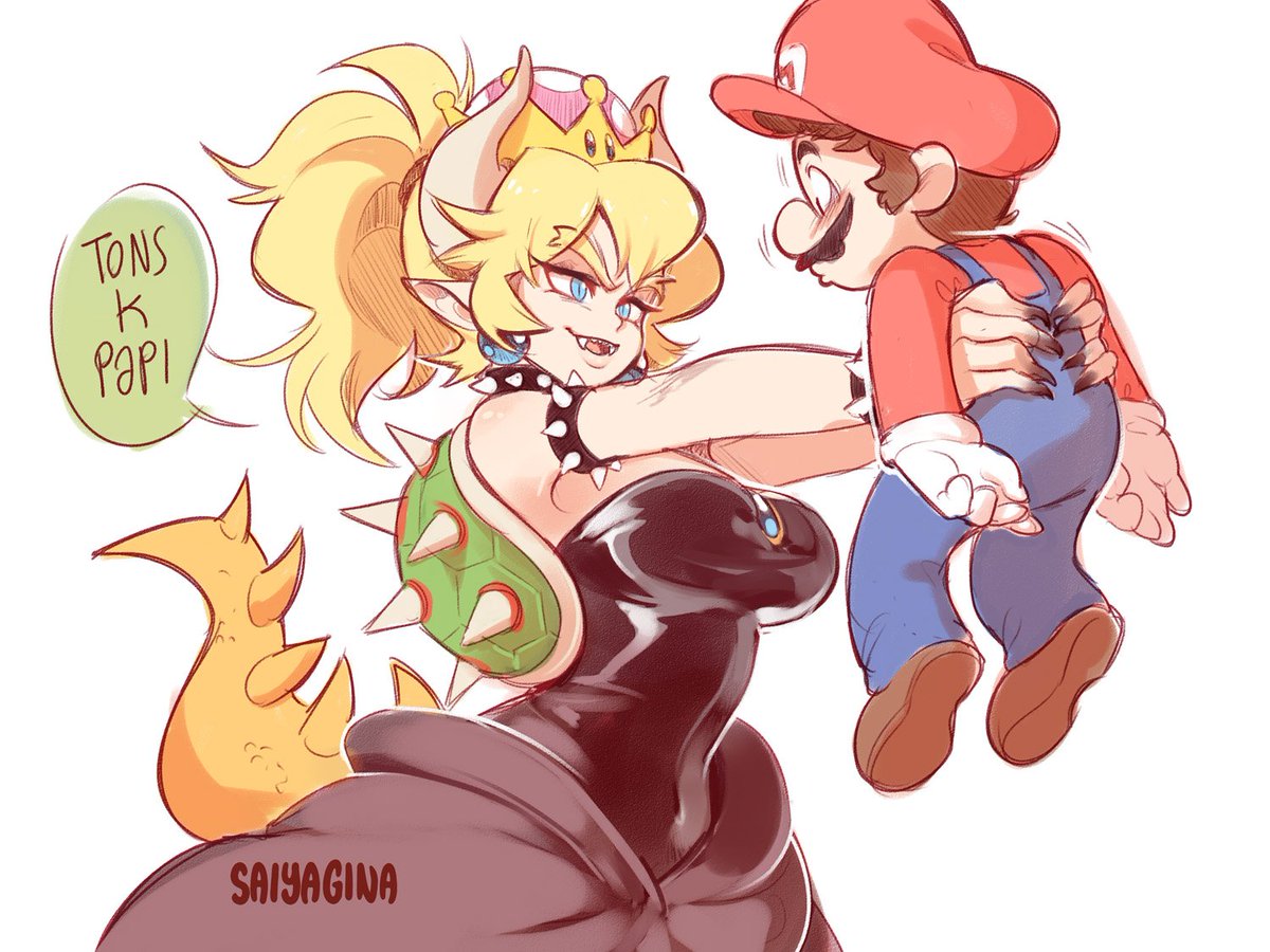 Maybe the #bowsette ク ッ パ 姫 trend is dead by the time I'm posting this...