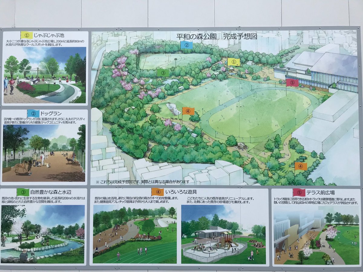 中野区立平和の森公園 中野区立総合体育館