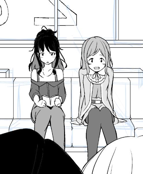 【制作過程】
灯織と真乃、小さいコマだけどお気に入り
なんか歌姫間に合わなさそう…… 