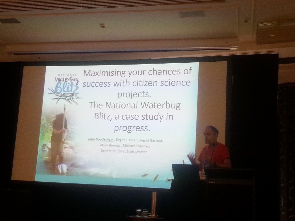 Gooderham: introducing us to the national waterbug blitz! <a href="/ACTlandwater/">Landcare&Waterwatch</a> #citsci #AFSS2018