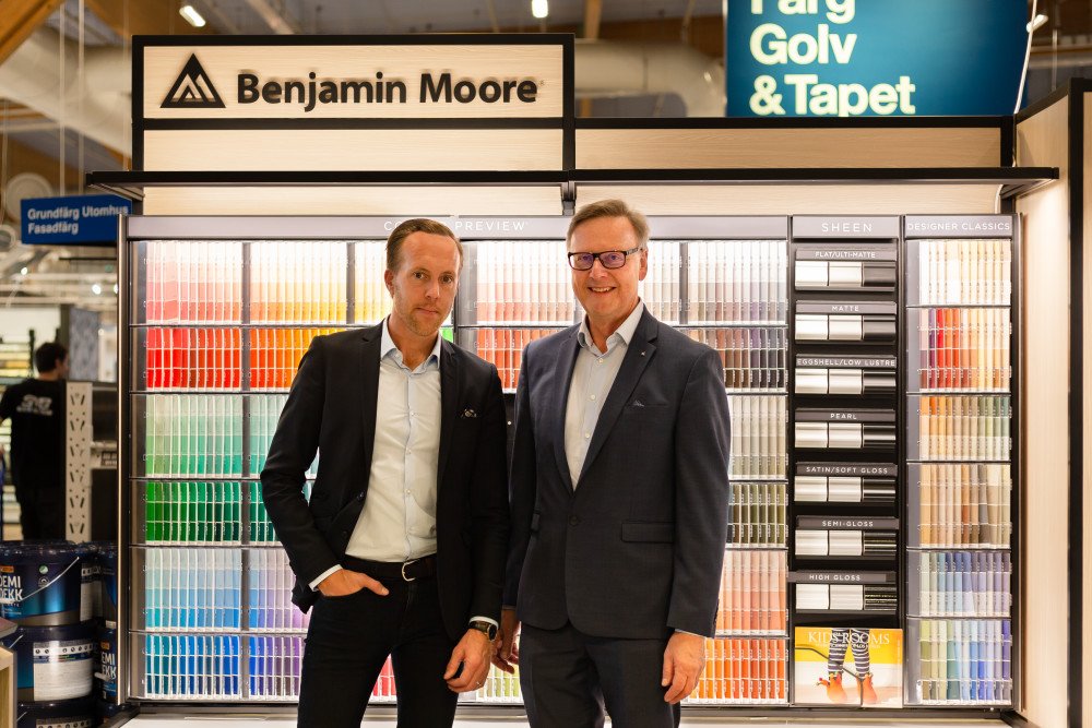 Fredells's tweet image. Benjamin Moore väljer Fredells Byggvaruhus för sin Sverigelansering mynewsdesk.com/se/fredells/pr…