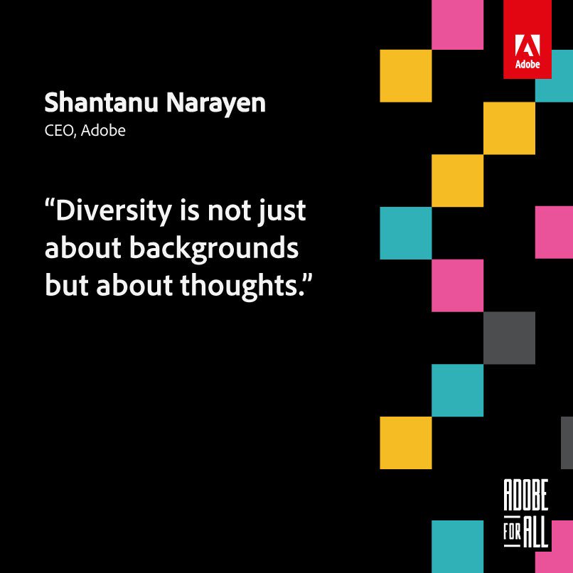 Message from our CEO, Shantanu Narayen at the #AdobeForAll Summit.