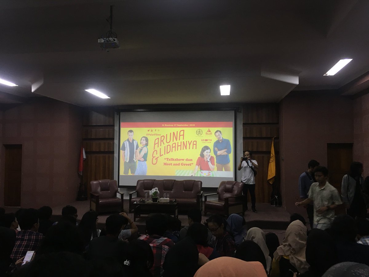 Segera berlangsung Talkshow, Meet n Greet crew dan pemain film “Aruna dan Lidahnya”
Di R. Auvi FSMR ISI YK 
For FREE ✔️✔️