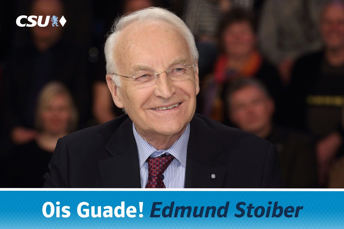 Unser #Ehrenvorsitzender und Bayerns Ministerpräsident a.D. feiert heute seinen 77. Geburtstag! Herzlichen Glückwunsch! #oisguade