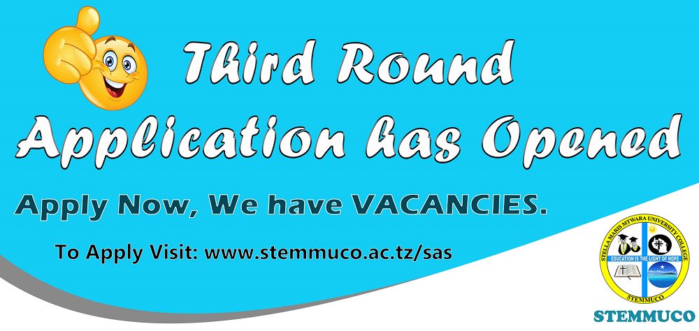 STEMMUCO's tweet photo. Third Round Application has opened. We have vacancies. Visit https://t.co/xL7QaTax8D to apply... https://t.co/JzjyfJiFRF