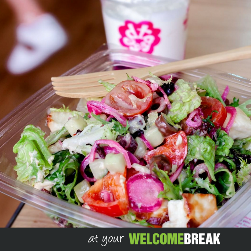 welcomebreak's tweet image. Eat Better, Not Less! Our #Tossed salads are ready and waiting. Available now at #WelcomeBreak Fleet South, Birchanger, South Mimms, Warwick South, and Oxford. #M3 #M11 #M25 #M40