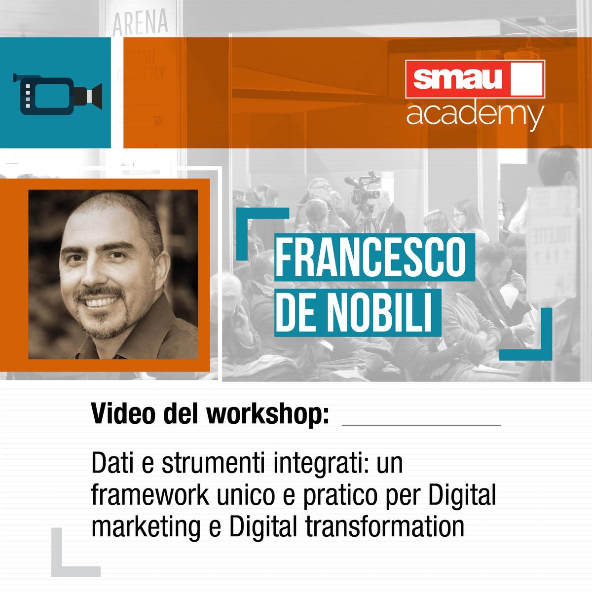 SMAU (@smaunotes) on Twitter photo Parliamo di #dati e #strumenti integrati nel nuovo #podcast targato #Smau Academy!🔊
Insieme a <a href="/denobilif/">Francesco De Nobili</a> vedremo come integrare tra loro le varie attività di #marketingOnline e #offline.
Scopri di più -->ow.ly/w9l930lXt32 Buon ascolto! Parliamo di #dati e #strumenti integrati nel nuovo #podcast targato #Smau Academy!🔊
Insieme a <a href="/denobilif/">Francesco De Nobili</a> vedremo come integrare tra loro le varie attività di #marketingOnline e #offline.
Scopri di più -->ow.ly/w9l930lXt32 Buon ascolto!