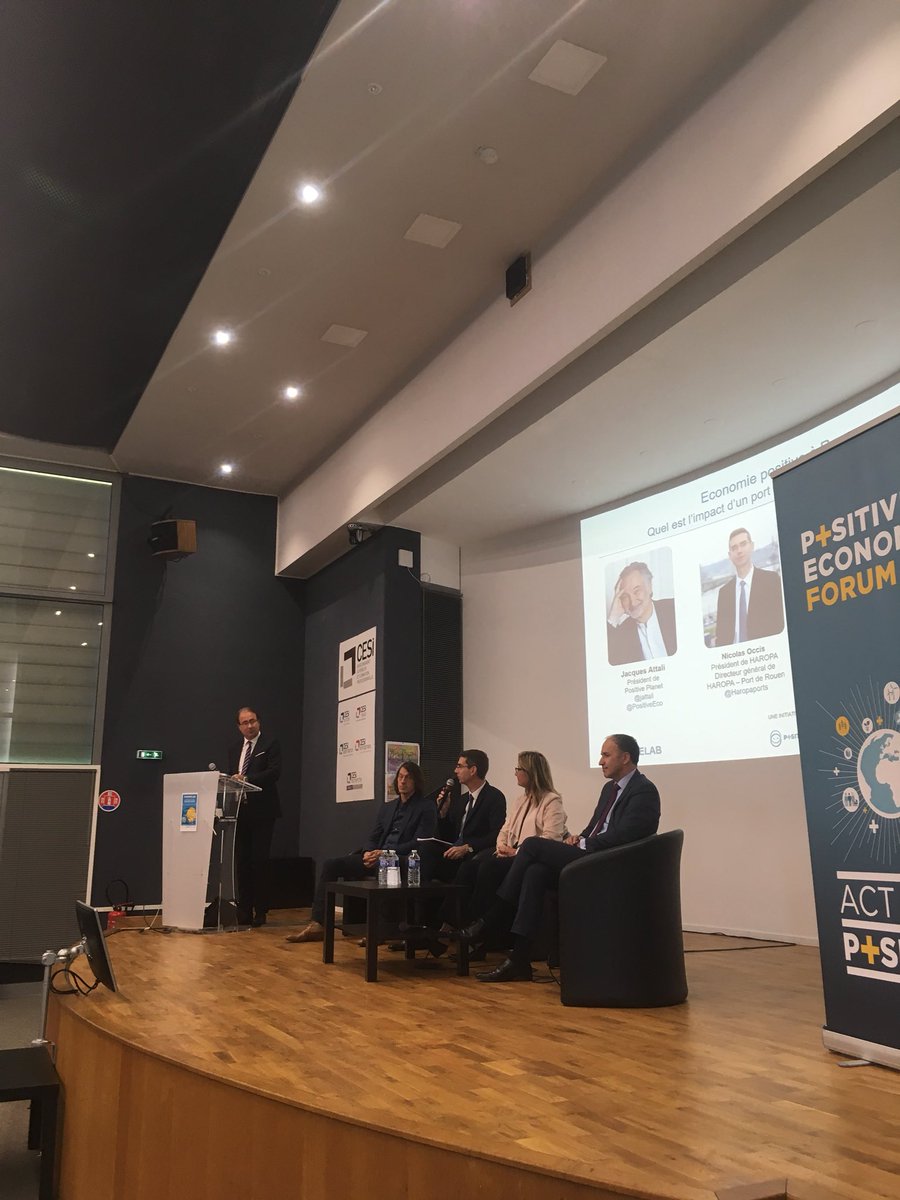PositiveEco's tweet image. Nicolas Occis président de @Haropaports : le port est un écosystème avec des entreprises, des lieux de transformation et de nombreux de partenariats avec l’Etat et les collectivités #PositiveLab