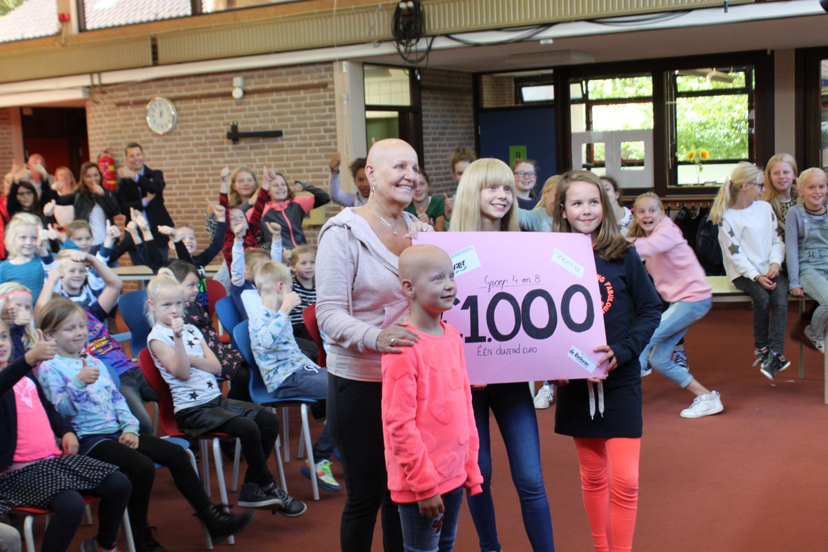 ALOPECIA IN DE MEDIA Mooi artikel in het <a href="/leidschdagblad/">Leidsch Dagblad</a>! De Alopecia Vereniging mocht het fantastische bedrag van € 1.000,- in ontvangst nemen, namens de kinderen van groep 4 en 8 van basisschool De Roelevaer in Roelofarendsveen. ♥ leidschdagblad.nl/leiden-en-regi… #haarverlies