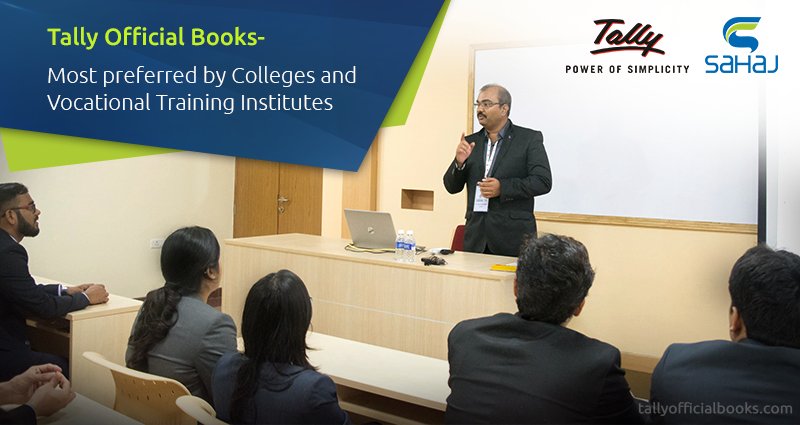 BooksTally's tweet photo. Tally Official Books are enriched with a number of screenshots, solved illustrations as well as practice scenarios to help candidates experience the simplicity of working. Our books are preferred by more than 900 Vocational Training Institutes &amp; Colleges. https://t.co/DAtL3uVj7b https://t.co/rBeh3J9QWr