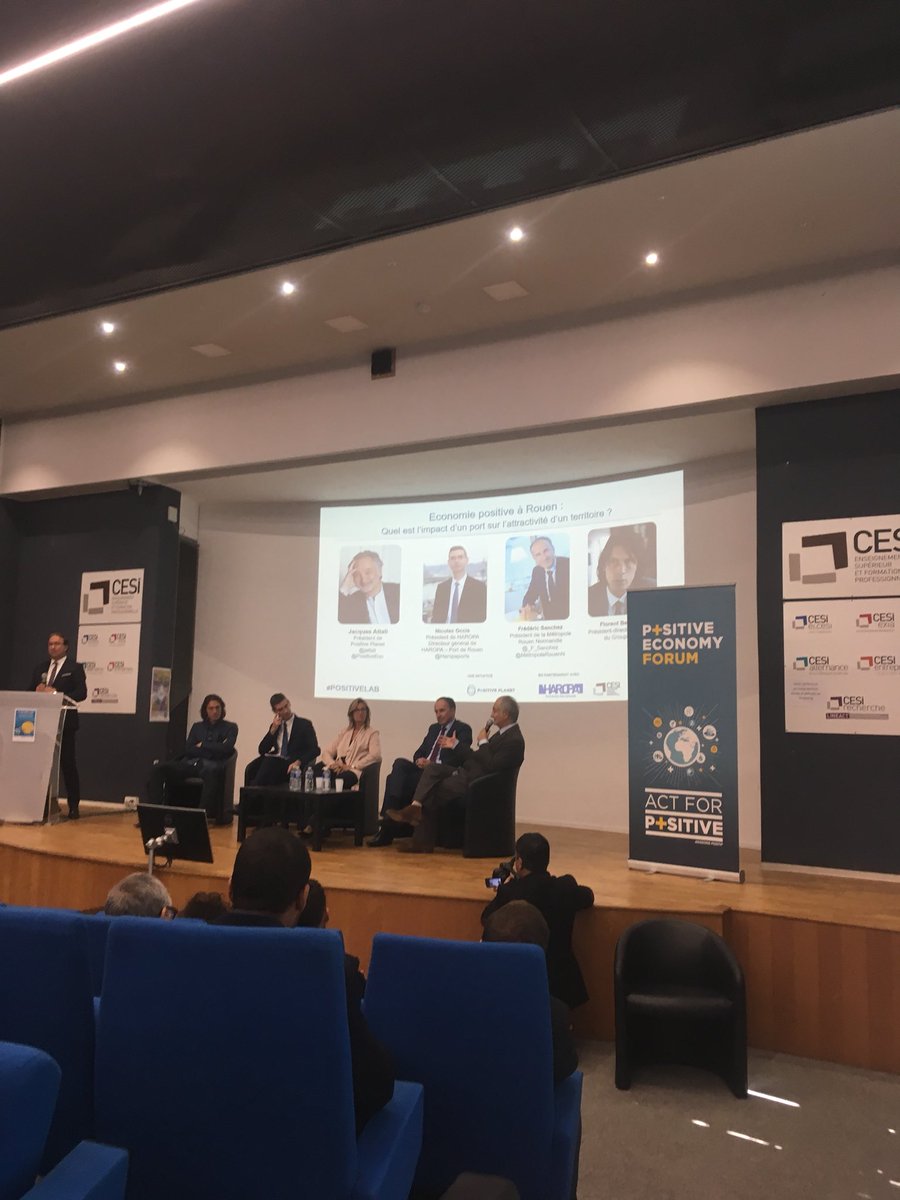 PositiveEco's tweet image. .@jattali propose de créer une Super Métropole de l’Axe Seine du Havre à Paris pour doter la France d’une capitale portuaire #PositiveLab