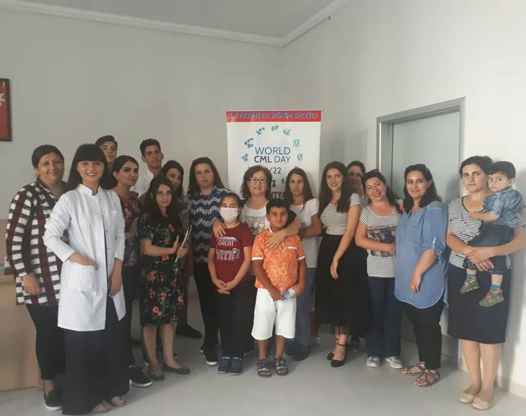 cmlnet's tweet photo. From all over the globe, we are receiving images from our members, #CML #patient #advocates participating in #WCMLDay18 around the #TodayTogether campaign. In #Azerbaijan, Charter of Fighting Leukemia Public Union, united with patients and doctors with #ImprovingAccess https://t.co/fginNj7Ar0