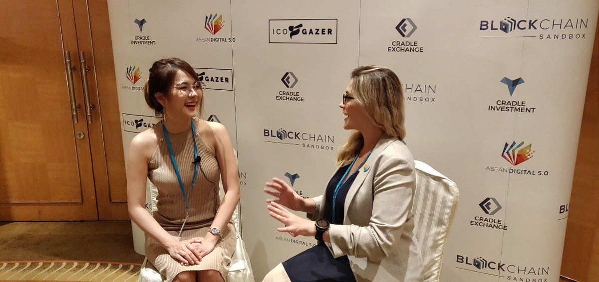 FuzzyTime4's tweet photo. Interview with #blockchainreview at the ASEAN Digital 5.0 Summit @Inside_NEM @NEMofficial #NEM #nemthailand #blockchaintechnology https://t.co/o2CsMTJdgE