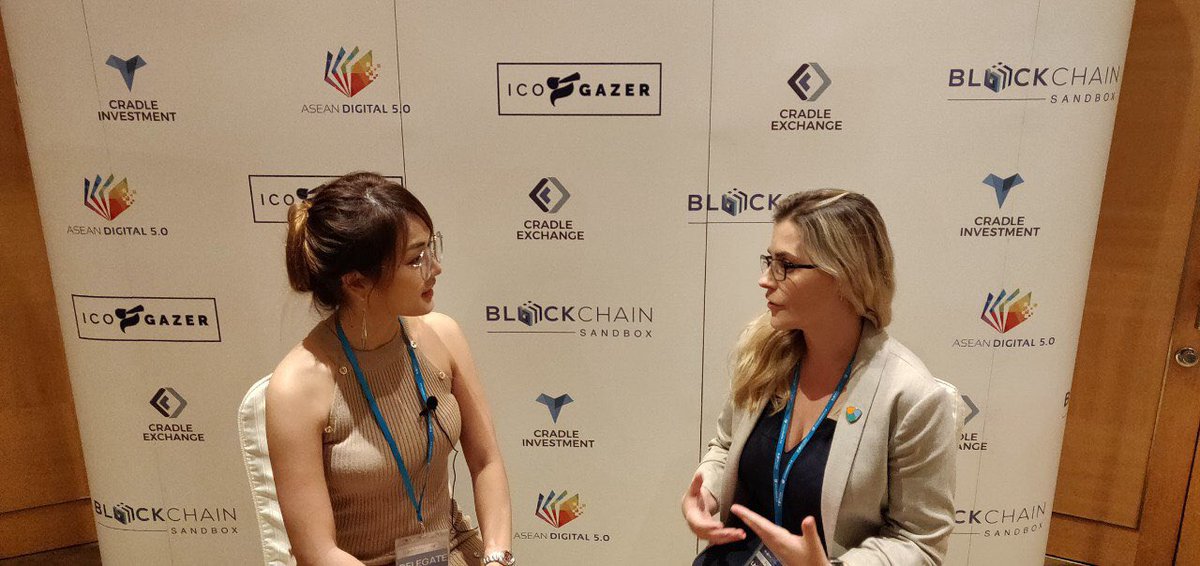 FuzzyTime4's tweet photo. Interview with #blockchainreview at the ASEAN Digital 5.0 Summit @Inside_NEM @NEMofficial #NEM #nemthailand #blockchaintechnology https://t.co/o2CsMTJdgE