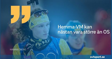 Håller ni med Hanna Öberg? svt.se/sport/vintersp… #skidskytte