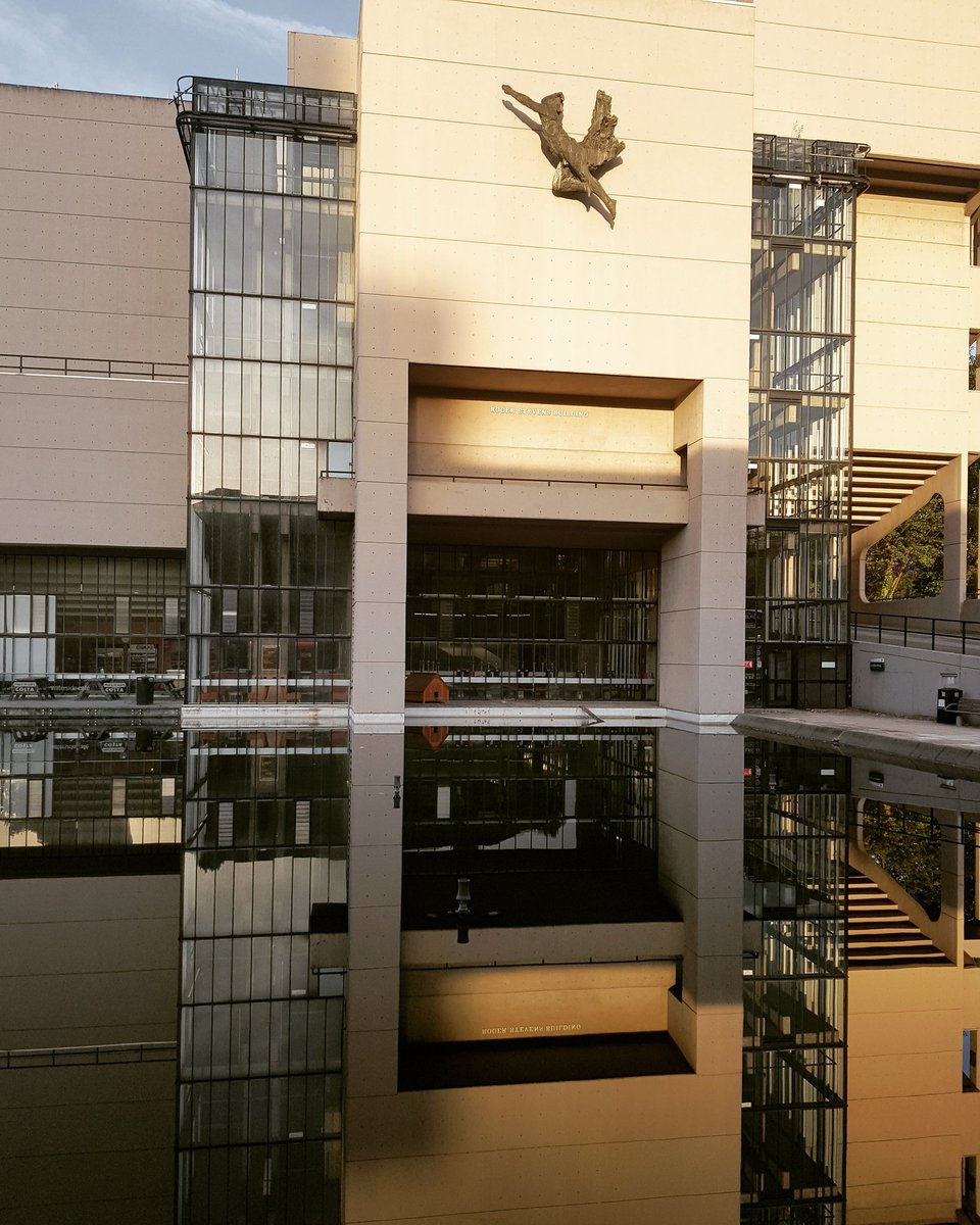 kimjanesmith's tweet photo. What's not to love about a bit of brutalist architecture when it looks like this in the morning! @universityofleeds #rogerstevens #brutalistarchitecture https://t.co/6hje1H8M0V
