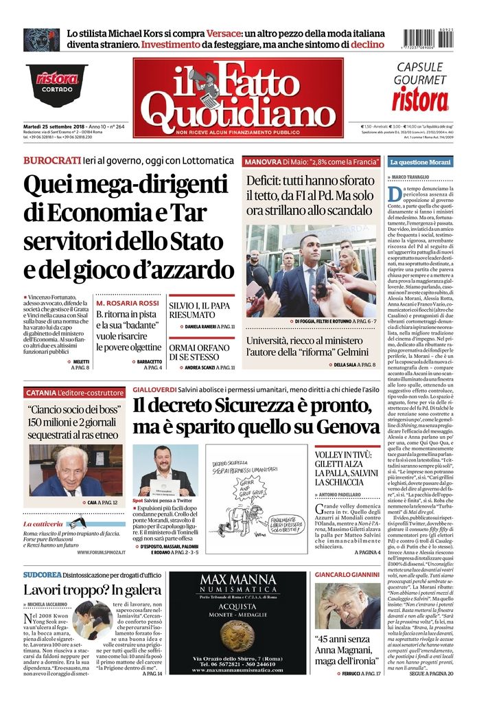 Ultime notizie il fatto il quotidiano