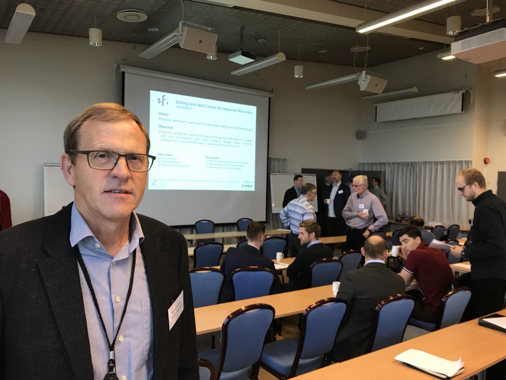 The annual DrillWell seminar is on today and tomorrow and DrillWell Director, Sigmund Stokka welcomes more than 100 delegates. #digitaldrilling #automation #drillingtechnology #energy <a href="/NORCEresearch/">NORCE</a> <a href="/SINTEF/">SINTEF</a>