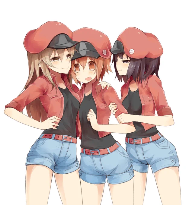 先輩は私と一緒に酸素を運ぶのです!
#はたらく細胞  #赤血球 