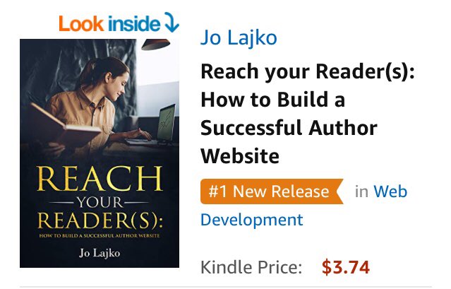 jolsclub's tweet photo. Do you need a DIY website that will reach readers? This book evaluates options you can use without any programming knowledge!

https://t.co/nQZlqciyWu #amwriting #AmWriting #writers #indieauthors #selfpublishing #Marketing #marketingtips https://t.co/lVgRDT0kMQ