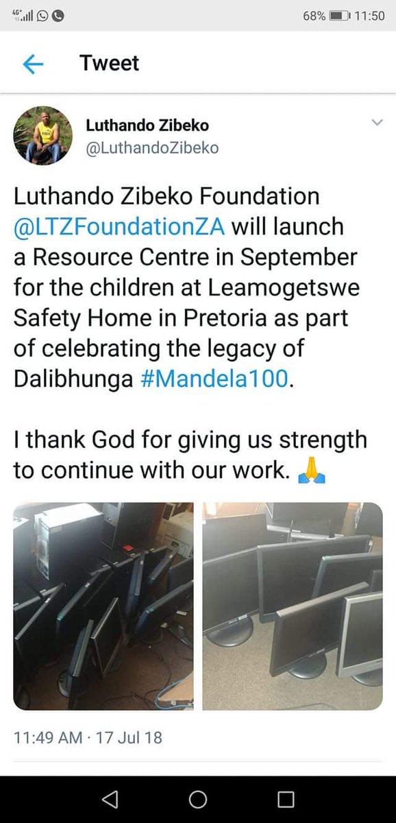 LuthandoZibeko's tweet image. Thank you 🙏 #LuthandoZibekoFoundation #10YearsOfGoodWork 2008-2018 #Mandela100 cc @LTZFoundationZA