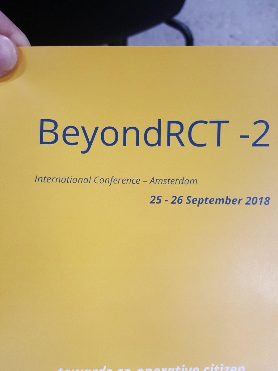 MVollenbroek's tweet image. Pleidooi van ZonMw over alternatieve designs dan RCTs #beyondrct. Helemaal waar voor zorg en technologie toepassingen.