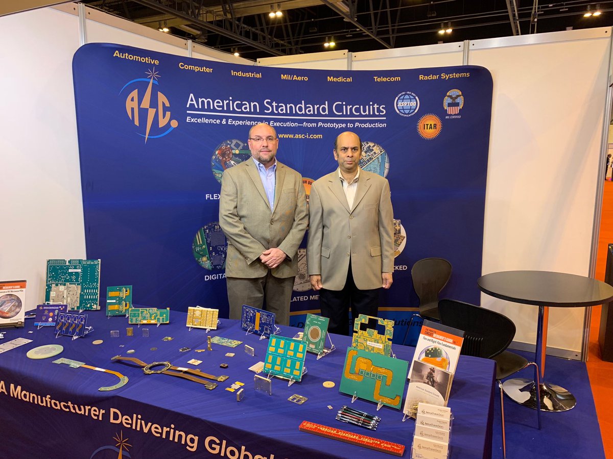 Visit ⁦<a href="/AmericanStdCts/">American Std Circuit</a>⁩ at #EuMW2018 BOOTH 325 and learn about our #PCB offerings for the RF / Microwave sector