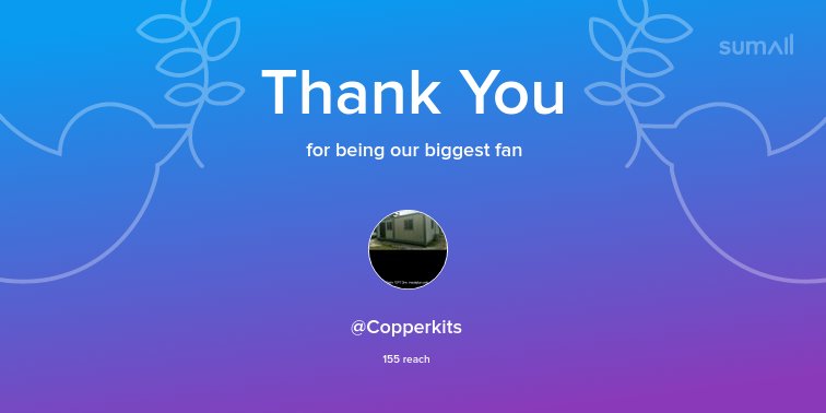 Our biggest fans this week: <a href="/Copperkits/">IU</a>. Thank you! via sumall.com/thankyou?utm_s…
