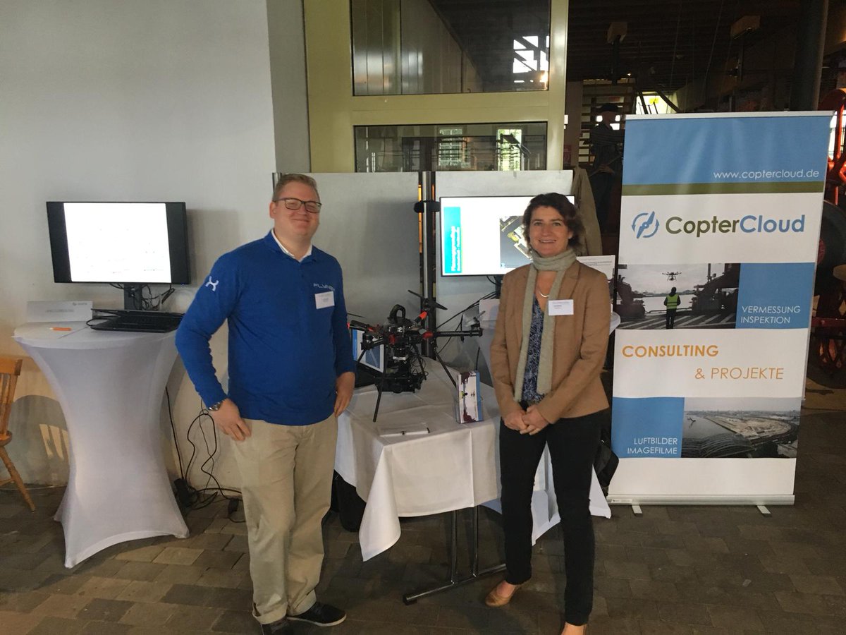 Team FlyNex trefft ihr heute mit unserem Partner <a href="/coptercloud/">@coptercloud</a> in Freudenberg auf der #MuMVision #Drohnen #Bauwirtschaft #Digitalisierung #Map2Fly