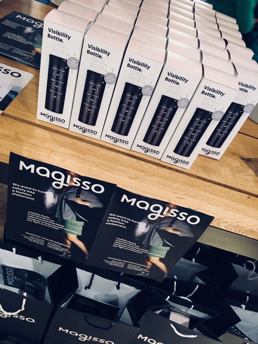 MagissoLtd's tweet photo. We are launching something exciting to keep your you safe during dark winter nights. The urban innovations will be presented today (25th of September) in the Press Event at Kölln Haferland in Hamburg.  #design #urban #safety #hydration https://t.co/KiCWzz1et1