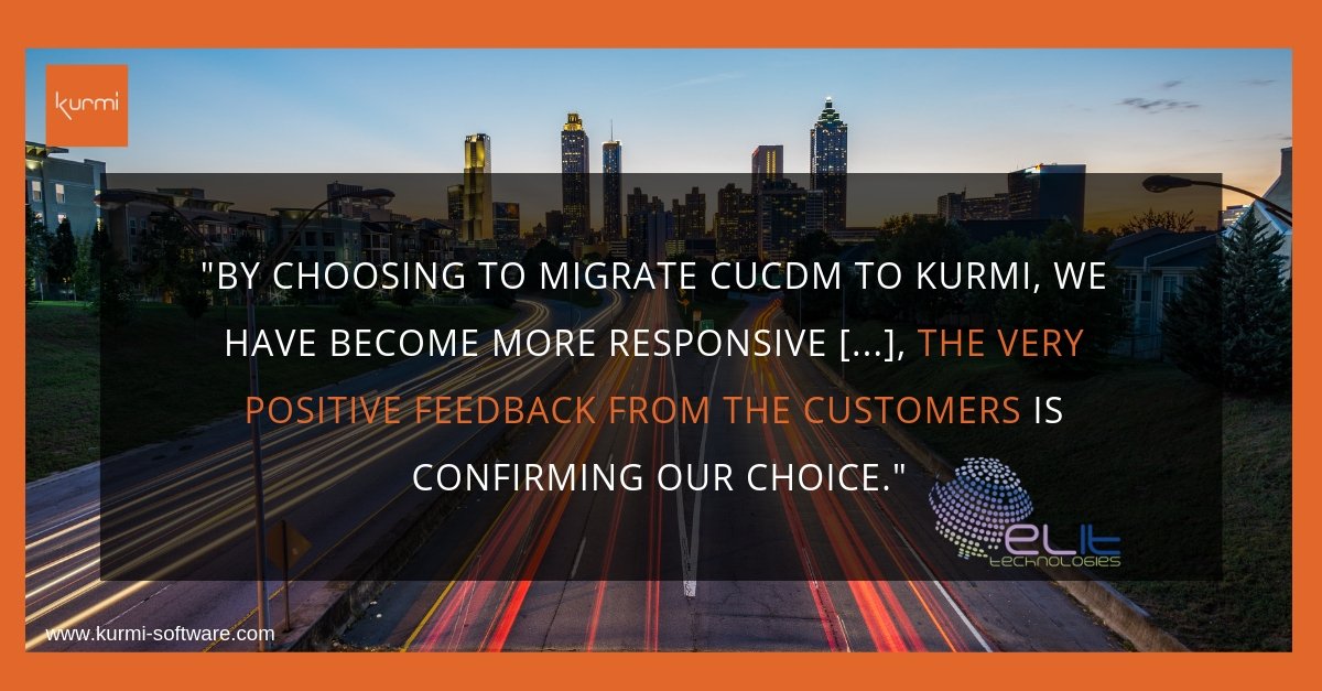 KurmiSoftware's tweet image. Elit-Technologies chooses to migrate to Kurmi Service Provider Suite to boost its growth on the UCaaS market.
Read the full testimonial ➡️bit.ly/2IfXEIU
#CUCDM #CiscoHCS