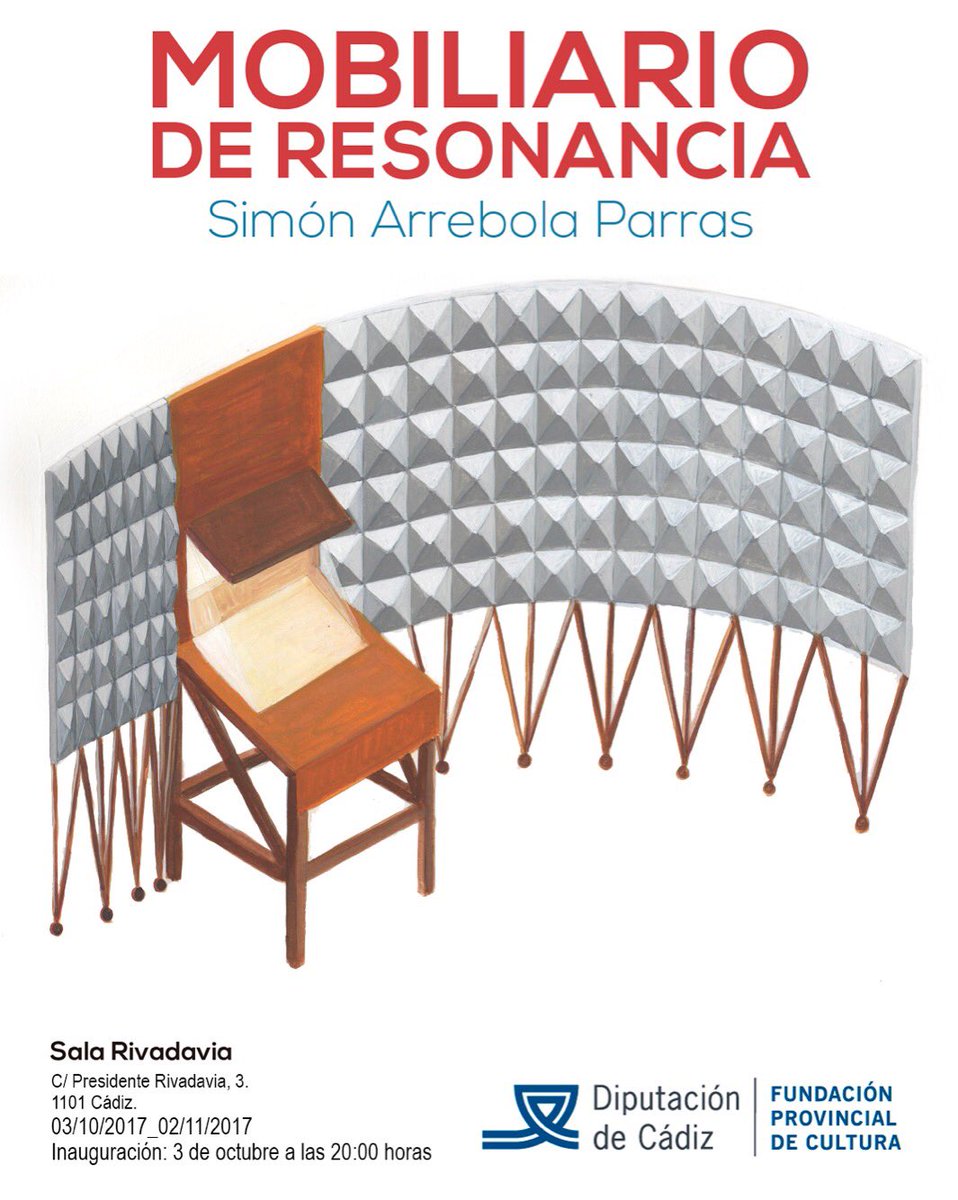 Simon_Arrebola's tweet photo. #mobiliarioderesonancia 
Próxima exposición individual en la #salarivadavia de Cádiz.
Inauguración: miércoles 3 de octubre a las 20:00
#contemporaryart #painting #drawing #visualnarrative #memory #mentalfurniture #pintura  #soloshow #exhibition  #cadiz #diputacionprovincialcadiz https://t.co/PepdrwWy8D