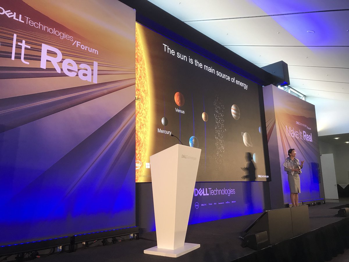#DellTechForum Zurich keynote with Patricia <a href="/florissidelltec/">Patricia Florissi</a> Global CTO Sales