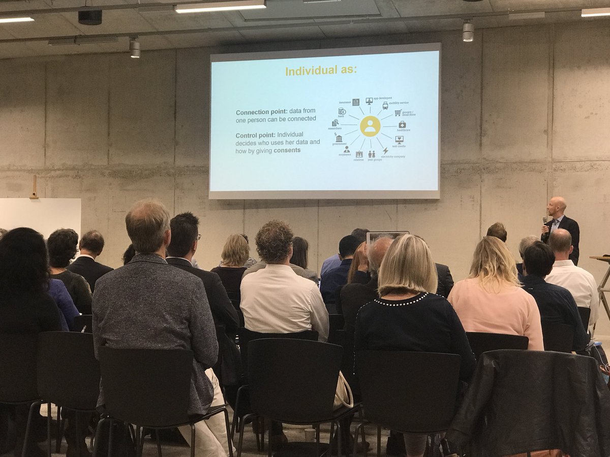 F_Alitou's tweet image. Vandaag als medeorganisator op het #beyondRCT congres. Juuso Parkinnen benadrukt “Individuals should be in control of their own (health) data” Over data eigenaarschap en bijbehorende governance en data infrastructuur #regieopeigengegevens mydata.org #MDataOG @MDataOG
