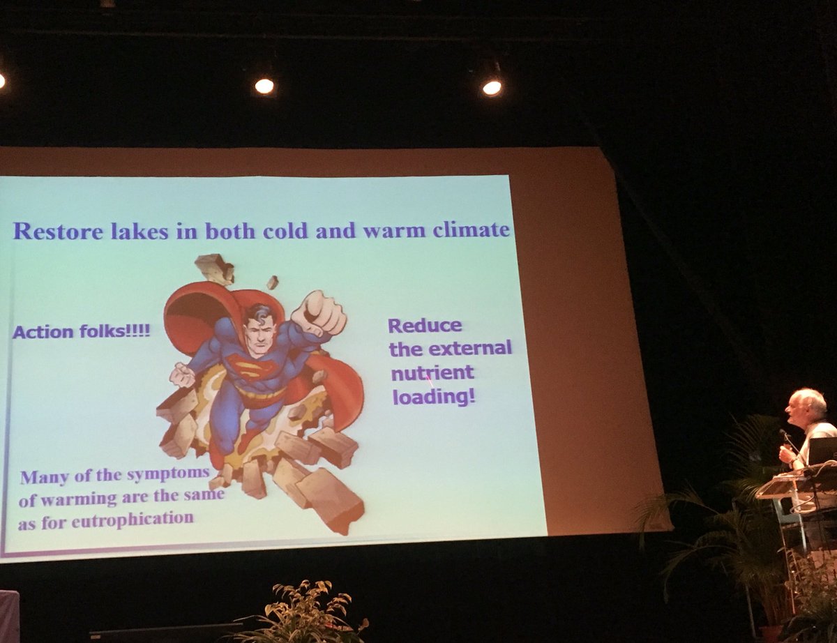 Och budskapet angående klimatpåverkan i sjöar från danske forskaren Erik Jeppesson är: "Action, folks!!!!" <a href="/2018Ells/">ELLS-IAGLR-2018</a> @biglakessmallworld