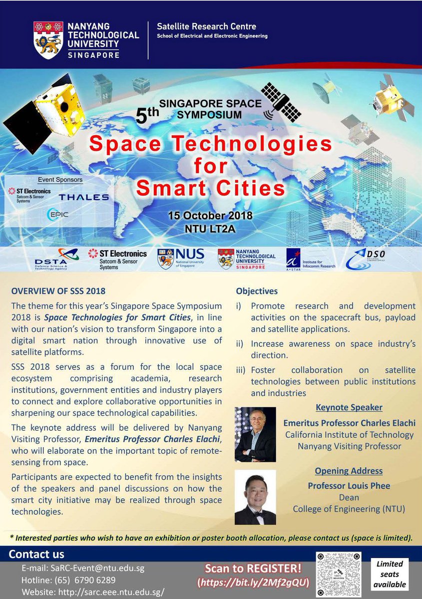 Ntu Eee On Twitter Join Us At The 5th Singapore Space Symposium