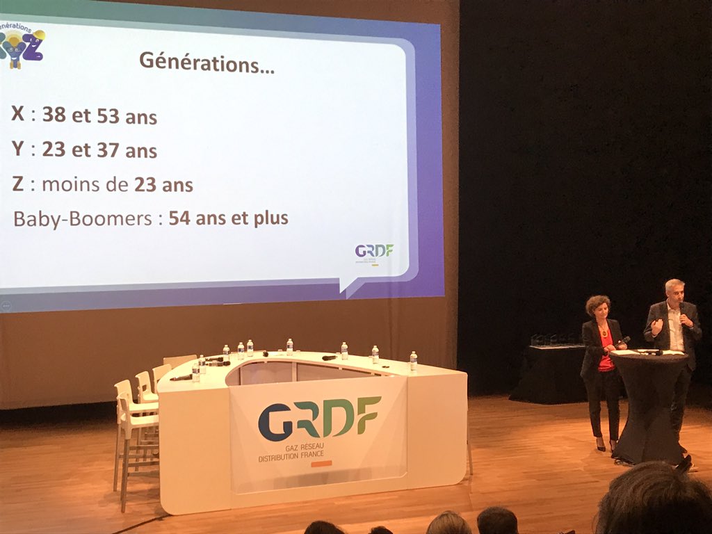 Réflexions sur les générations X, Y, Z et BB lors du forum encadrement #GRDFNO #drno <a href="/EmilieViaud/">Emilie Viaud</a>