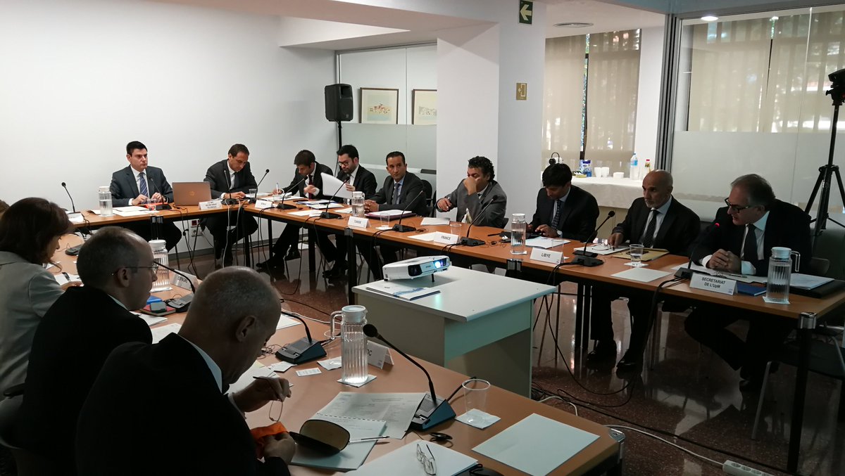f_CETMO's tweet photo. The 25th meeting of the GTMO 5+5 experts group begins, this is the last meeting before the ministerial conference of the GTMO 5+5 that will be held in Mauritania #gtmo5plus5 #mediterranean #transport #cooperation https://t.co/BYbMY8TUAv