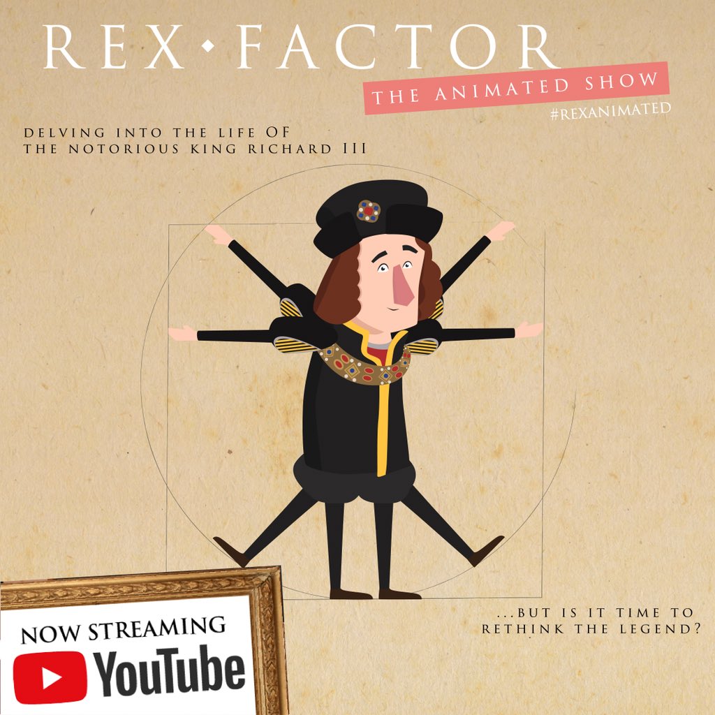 tinmousestudio's tweet photo. Thank you all for the kind words on our pilot episode with @rexfactorpod Rex Factor The Animated Show.
We’re counting down the minutes until our live premiere in Leicester at @KRIIICentre this Saturday! 
 
Tickets still available! 

#richardiii #rexfactor #premiere #leicester https://t.co/nTAJUnBknh