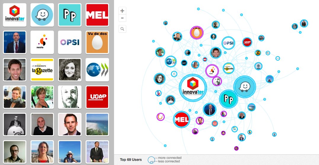 Identifié via <a href="/Silvae/">Ｓｉℓvè𝐫ε ᵐ𝑒ʳ𝐂i𝒆r</a>, je suis d’un oeil lointain les discussions autour de #innovater. En tout bien tout honneur, cette petite carte <a href="/bluenod/">bluenod</a> peut intéresser les gazouilleuses et gazouilleurs ! bluenod.com/map/innovater