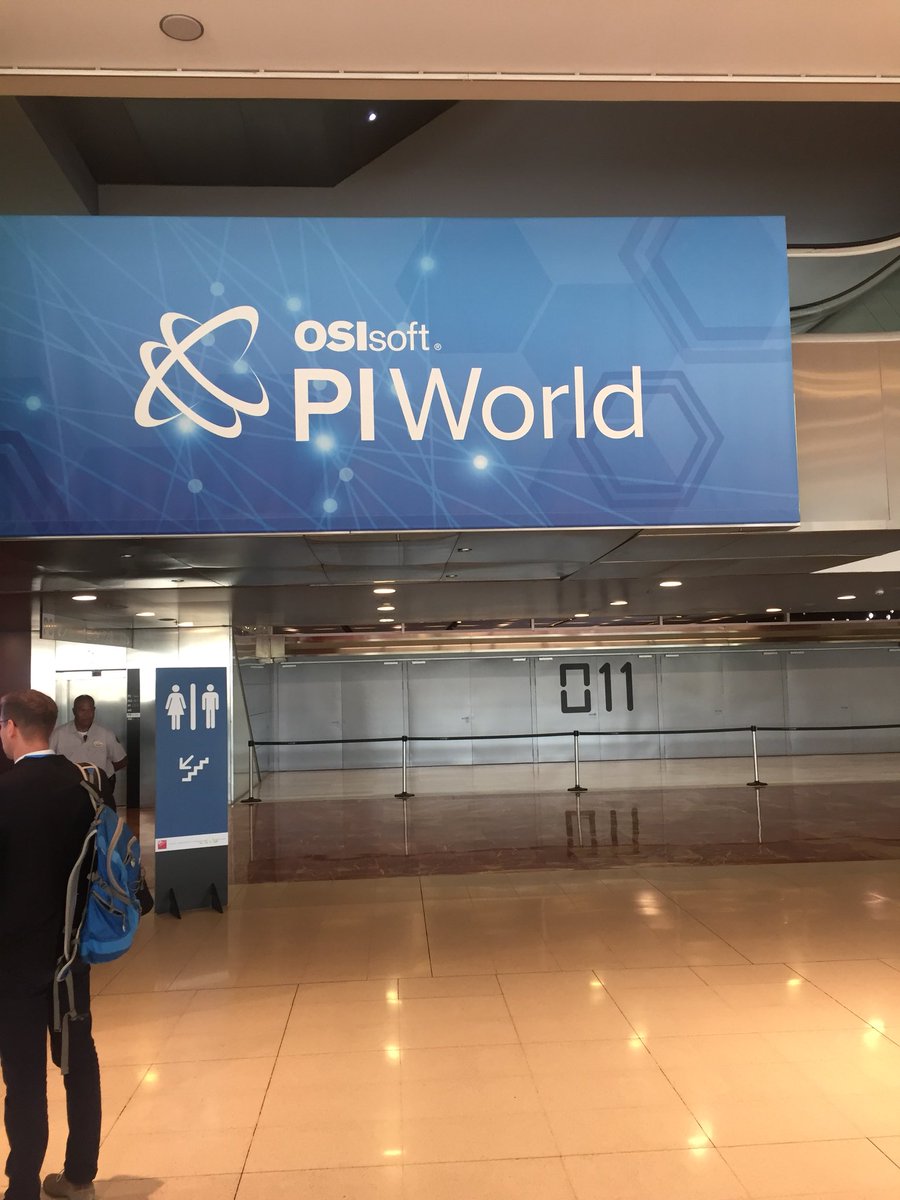 We’re live at #piworld2018 <a href="/OSIsoft/">OSIsoft is now part of AVEVA</a>